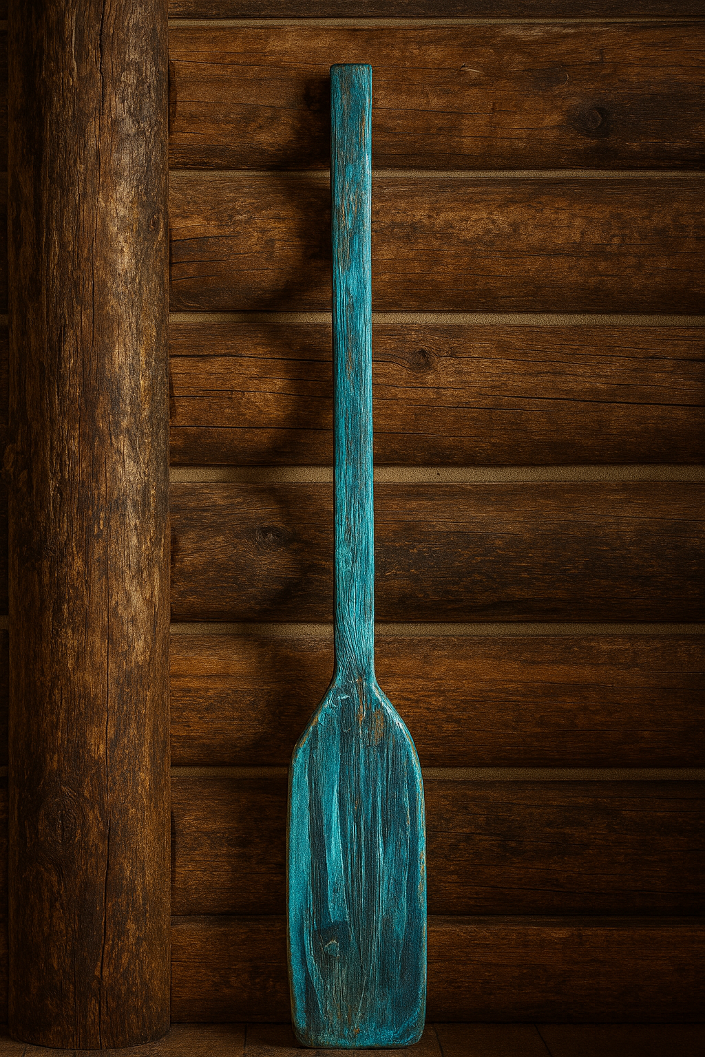 Handcrafted Canoe Paddle - Deep Water 2.0 (Pine)